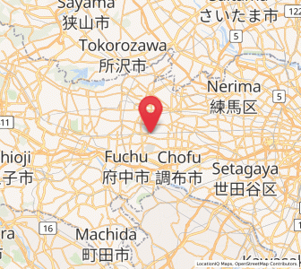 Map of Koganei, Tokyo