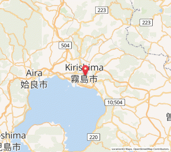 Map of Kokubu-matsuki, Kagoshima