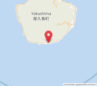 Map of Koshima, Kagoshima