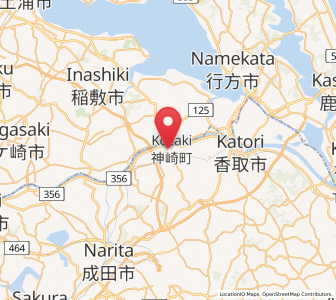 Map of Kōzaki, Chiba
