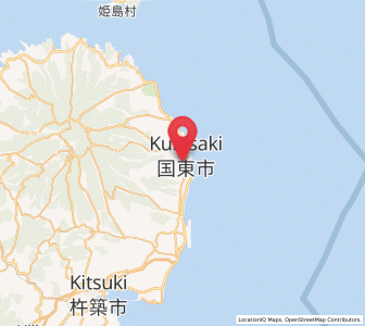 Map of Kunisaki, Oita