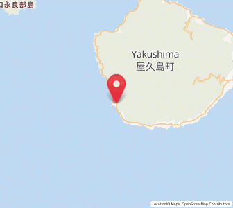 Map of Kurio, Kagoshima