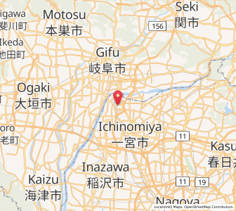 Map of Kuroda, Aichi