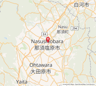 Map of Kuroiso, Tochigi