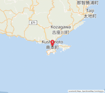 Map of Kushimoto, Wakayama