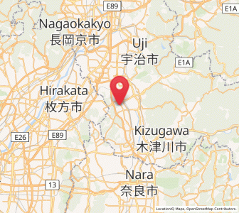 Map of Kyōtanabe, Kyoto