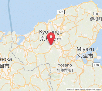 Map of Kyōtango, Kyoto