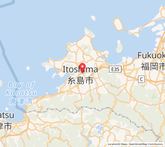 Map of Maebaru-chūō, Fukuoka