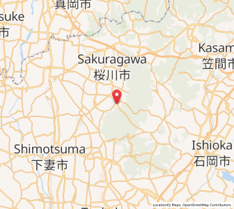 Map of Makabe, Ibaraki