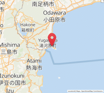 Map of Manazuru, Kanagawa