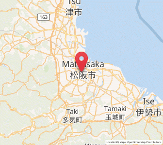 Map of Matsusaka, Mie