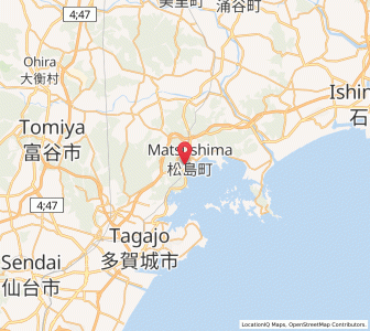 Map of Matsushima, Miyagi