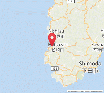 Map of Matsuzaki, Shizuoka