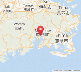 Map of Minamiise, Mie