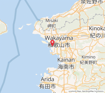 Map of Minato, Wakayama
