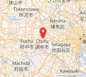 Map of Mitaka, Tokyo