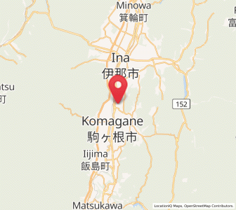 Map of Miyada, Nagano