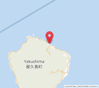 Map of Miyanoura, Kagoshima