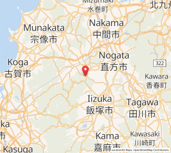 Map of Miyata, Fukuoka