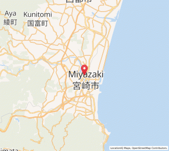 Map of Miyazaki, Miyazaki