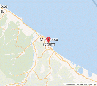 Map of Mombetsu, Hokkaido