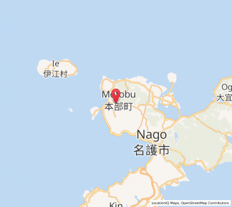 Map of Motobu, Okinawa