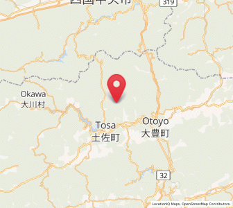 Map of Motoyama, Kochi