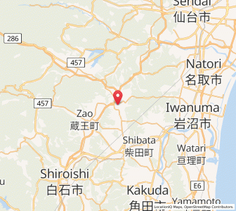 Map of Murata, Miyagi