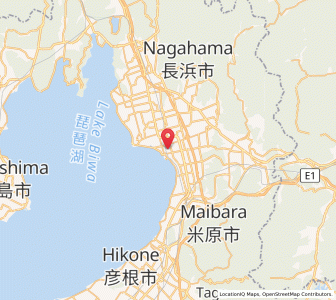 Map of Nagahama, Shiga