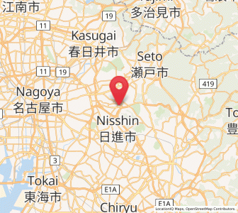 Map of Nagakute, Aichi