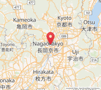 Map of Nagaoka, Kyoto