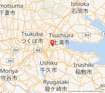 Map of Naka, Ibaraki