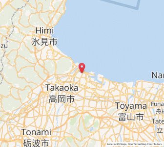 Map of Nishishinminato, Toyama