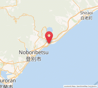 Map of Noboribetsu, Hokkaido