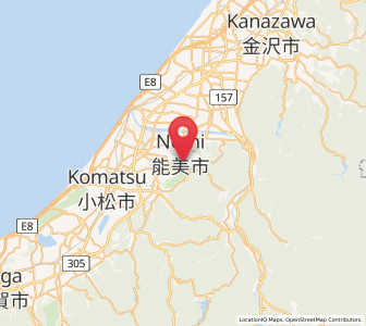 Map of Nomi, Ishikawa