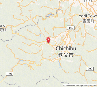 Map of Ogano, Saitama