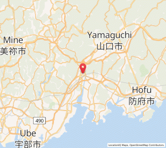 Map of Ogōri-shimogō, Yamaguchi