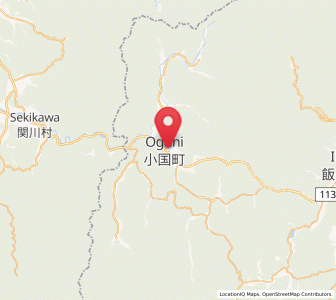 Map of Ogunimachi, Yamagata