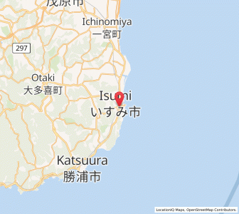 Map of Ōhara, Chiba