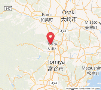 Map of Ōhira, Miyagi