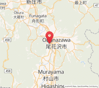 Map of Ōishida, Yamagata