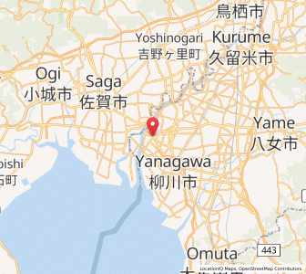 Map of Ōkawa, Fukuoka