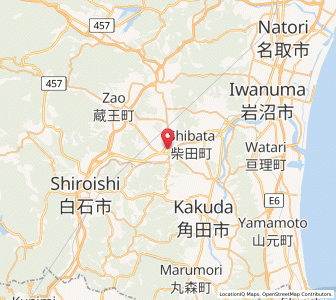 Map of Ōkawara, Miyagi