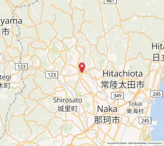 Map of Ōmiya, Ibaraki