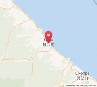 Map of Ōmu, Hokkaido