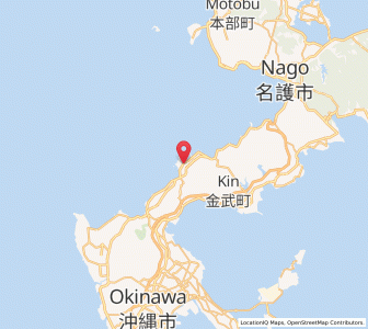 Map of Onna, Okinawa