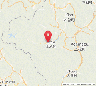 Map of Ōtaki, Nagano