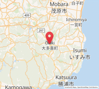 Map of Ōtaki, Chiba