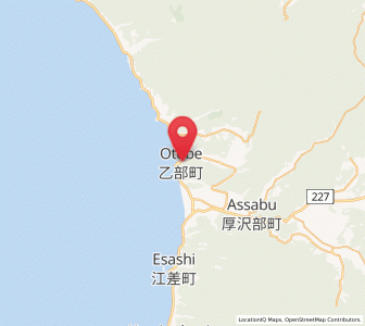 Map of Otobe, Hokkaido