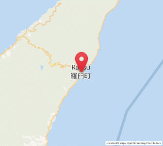 Map of Rausu, Hokkaido